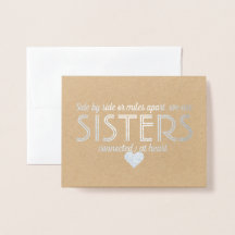 Conectadas Irmãs Diversão de Bridesmaid ou Madrinh