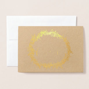 Cartão Metalizado Crise de feliz