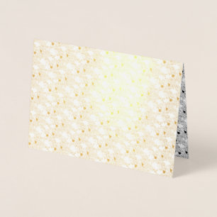 Cartão Metalizado design de ponto quatro