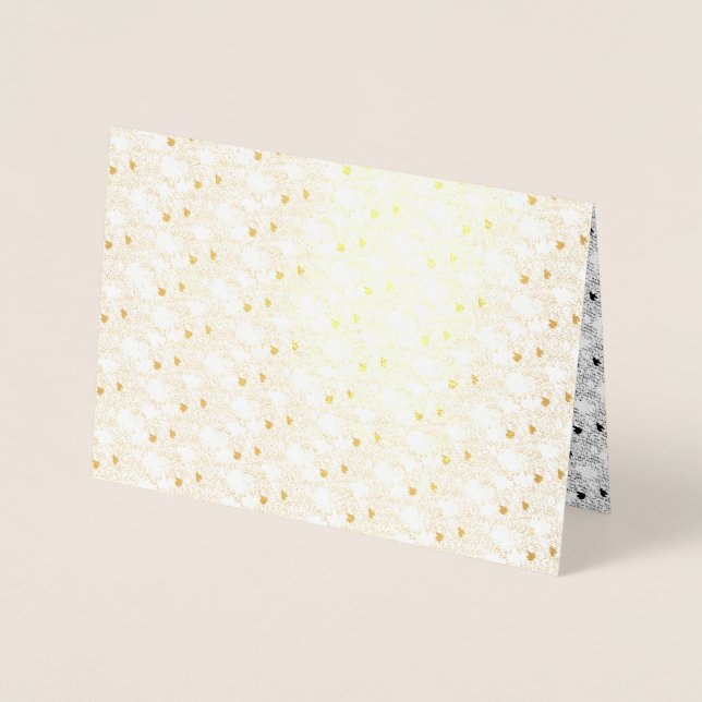 Cartão Metalizado design de ponto quatro (Frente)