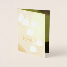 Dia de as mães bonito Dourado