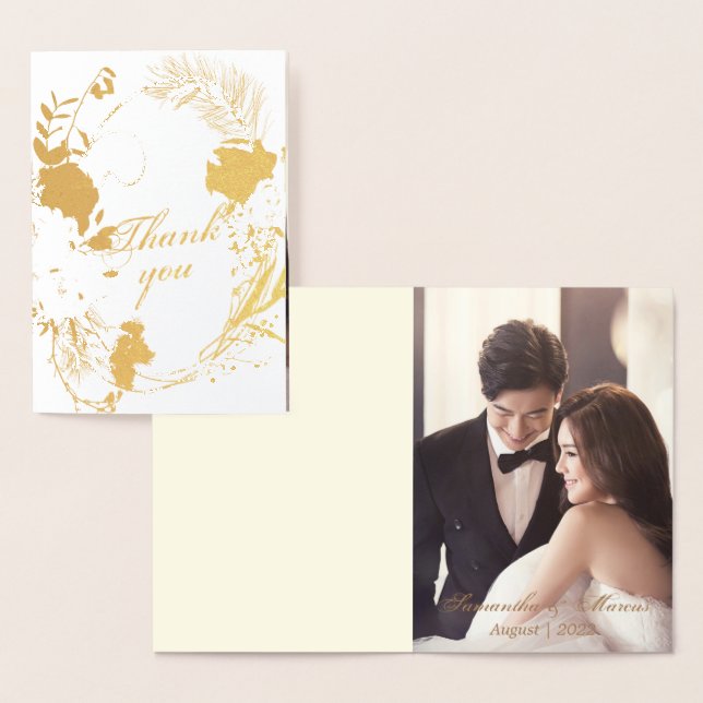 Cartão Metalizado Elegante Coroa de Rosa Burgundy Vinho Dourado Foto (Exibição)