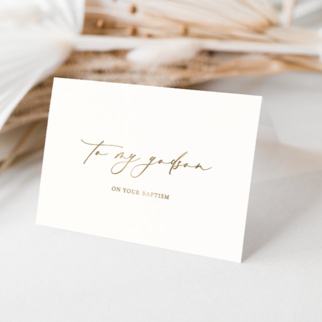 Cartão Metalizado Ellesmere Para O Meu Deus No Seu Batismo (Criador carregado)