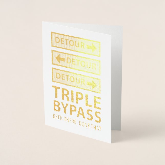 Cartão Metalizado Em Breve, Perfure O Sobrevivente De Cirurgia Cardí (Frente)