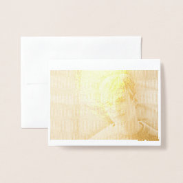 Cartão Metalizado Em memória de Matthew Shepard 1976 - 1998 Foil Car