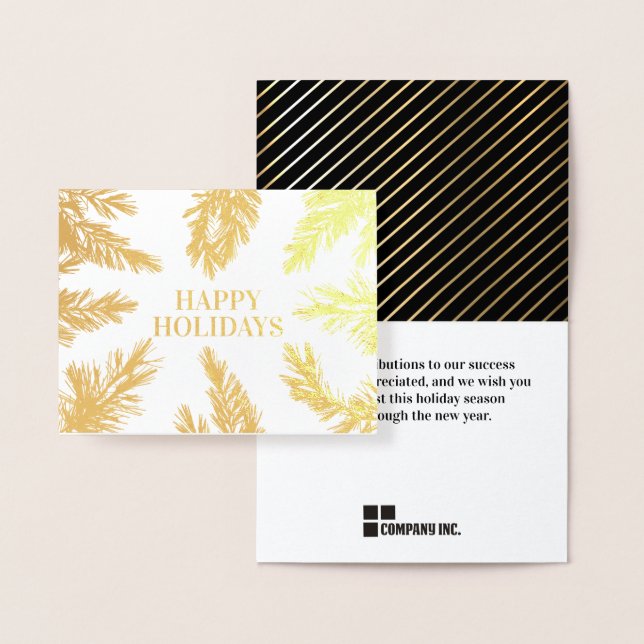 Cartão Metalizado Empregado não ofensivo de paisagens de férias de i (Display)