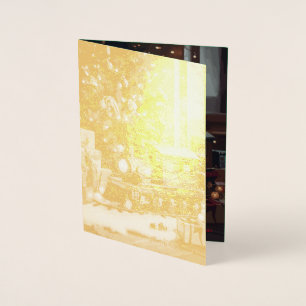 Cartão Metalizado Expresso Festivo