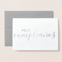 Feliz Aniversário Feliz Espanhol Elegante