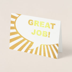 Cartão Metalizado Folha de ouro de bolhas de excelente