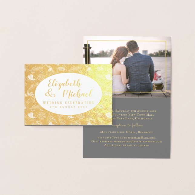 Cartão Metalizado FOTO DE FOTOGRAFIA DE LÚPULO DOBRADA PASSAGENS Ele (Exibição)