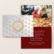 Foto personalizada | Folhas de outono, Ação de Gra