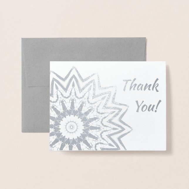 Cartão Metalizado Ghear Mandala (Frente com envelope)