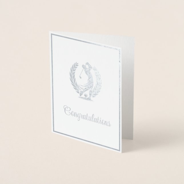 Cartão Metalizado Golfe (Frente)