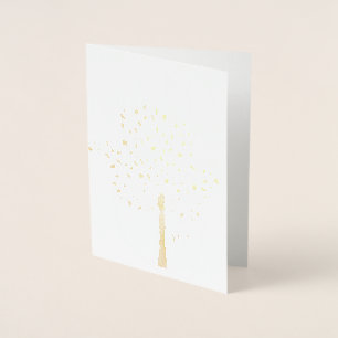 Cartão Metalizado Hamsa Tree of Life Jewish Gift Card