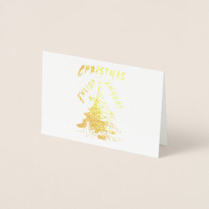 Cartão Metalizado Iluminação de Natal