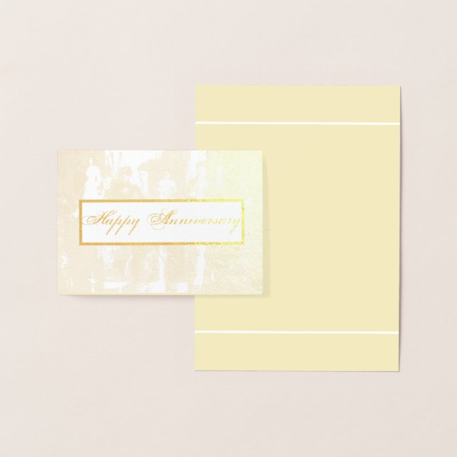 Cartão Metalizado John Singer Sargent Elegant Portraage Collage Foil (Exibição)