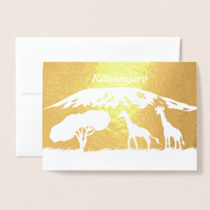 Cartão Metalizado Kilimanjaro