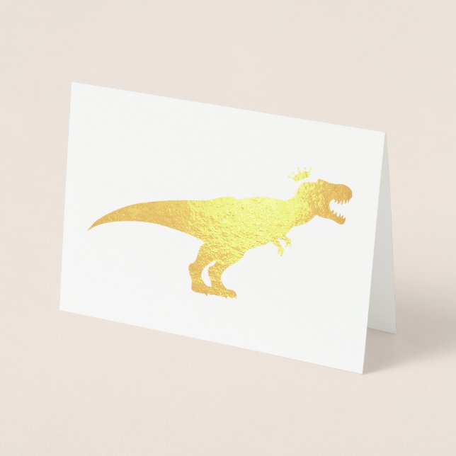 Cartão Metalizado King T-Rex (Frente)