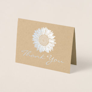 Cartão Metalizado Logotipo comercial Foil prateada Girfloral Obrigad