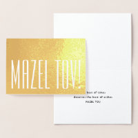 Mazel Tov! Tipografia Minimalista Elegante Dobrada
