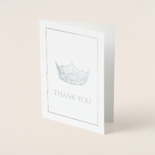 Cartão Metalizado Miss América Style Crown