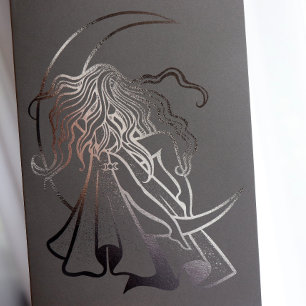 Cartão Metalizado Moon Goddese