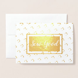 Cartão Metalizado Movimente-se bem ・ Artesanatos do criador