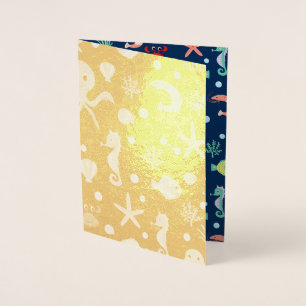 Cartão Metalizado Mundo do Mar