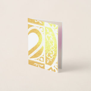 Cartão Metalizado Nós Estaremos Pulmão Juntos