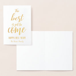 Cartão Metalizado O Melhor Ainda É Chegar Ao Monograma Da Folha De O