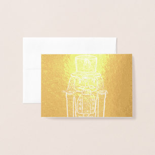 Cartão Metalizado O Quebra-Nozes