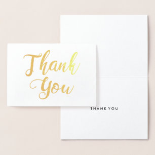 Cartão Metalizado Obrigado apreciação