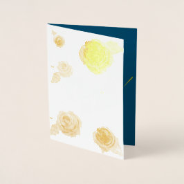 Cartão Metalizado Obrigados Muito Obrigado