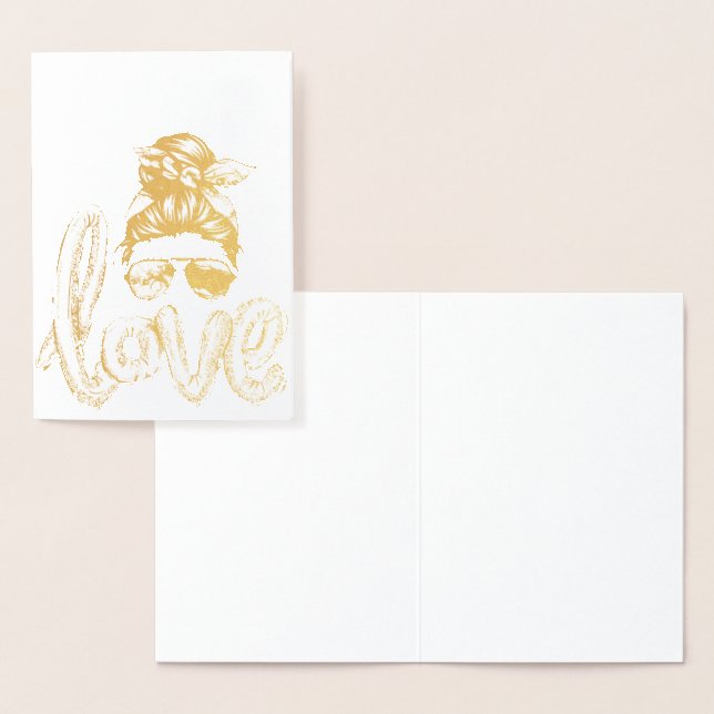 Cartão Metalizado Óculos de Sol Feminino Roxo Dia dos Namorados Amor (Exibição)