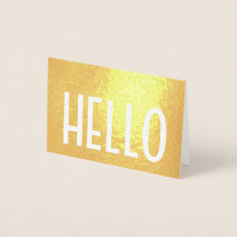 Olá Minimalista Simples Elegância Moderna Nota Dob