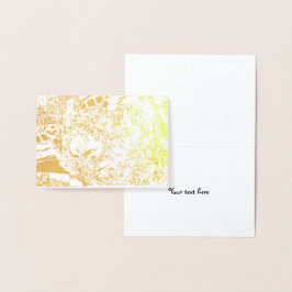 Cartão Metalizado Olhar Para O Amor