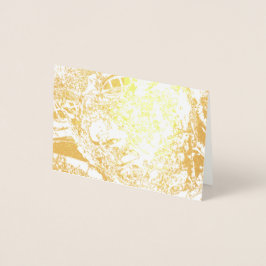 Cartão Metalizado Olhar Para O Amor