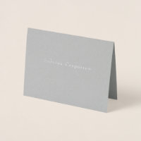 Papel de carta comercial de nome simples