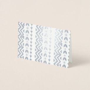 Cartão Metalizado Papel de Carta Inspirado Aztec