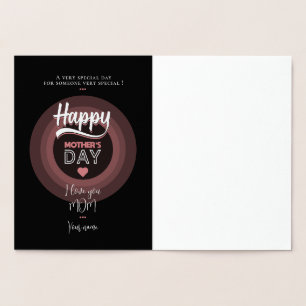 Cartão Metalizado Para alguém muito especial