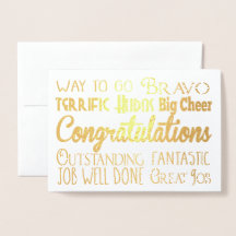 Parabéns - Congratulações - Excelente Trabalho