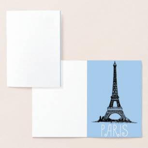 Cartão Metalizado Paris