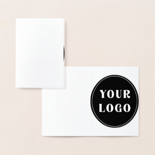 Cartão Metalizado personalizado, único, elegante e minimalista