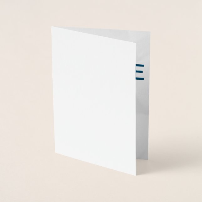 Cartão Metalizado Personalize o seu (Frente)