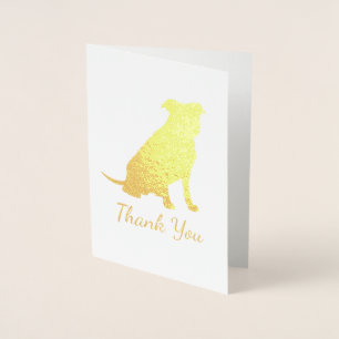 Cartão Metalizado Pit Bull Cachorro Chá de fraldas Sexo Pitbull Neu