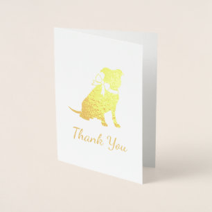 Cartão Metalizado Pit Bull Cachorro Chá de fraldas Sexo Pitbull Neut