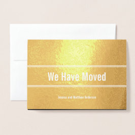 Cartão Metalizado Preto Elegante e Dourado, temos anunciado