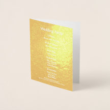 Programa de Casamento Minimalista com Folha de Our