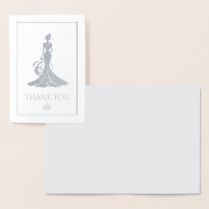 Cartão Metalizado Rainha Pageant