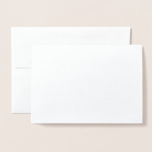 Cartão Metalizado Rsvp caligrafia simples Dourado Personalizado